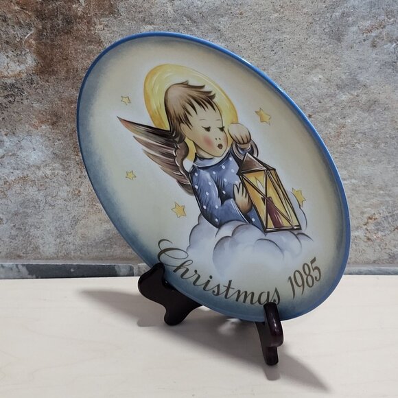 Schmid Hummel Christmas 1985 Heavenly Light Decorative Wall Hanging Plate - Picture 9 of 11